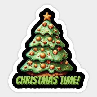 Christmas tree cake, merry christmas Sticker